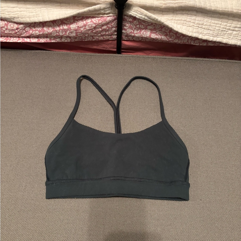Flow Y Bra in Rainforest Green